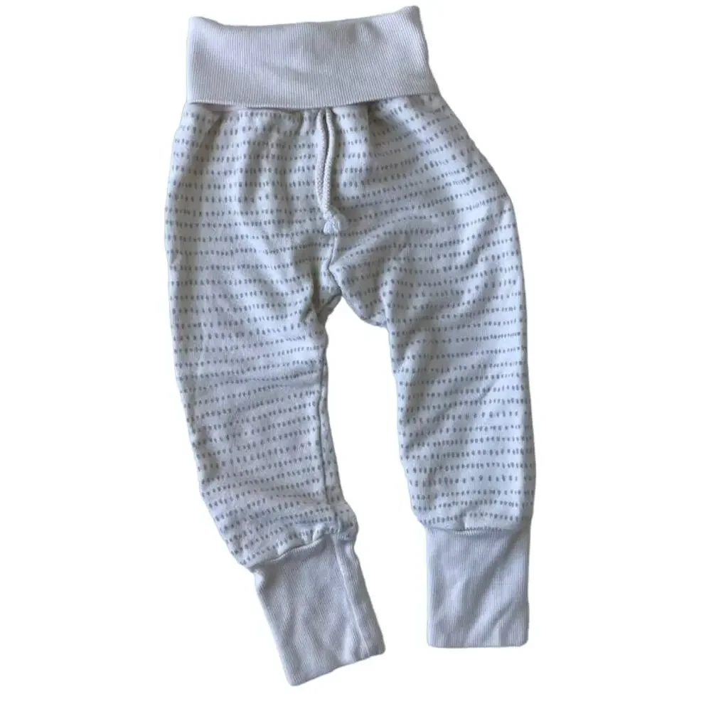 Childhoods Clothing Skinny Sweats - Mint Seafoam Dash Dot - 18-24M